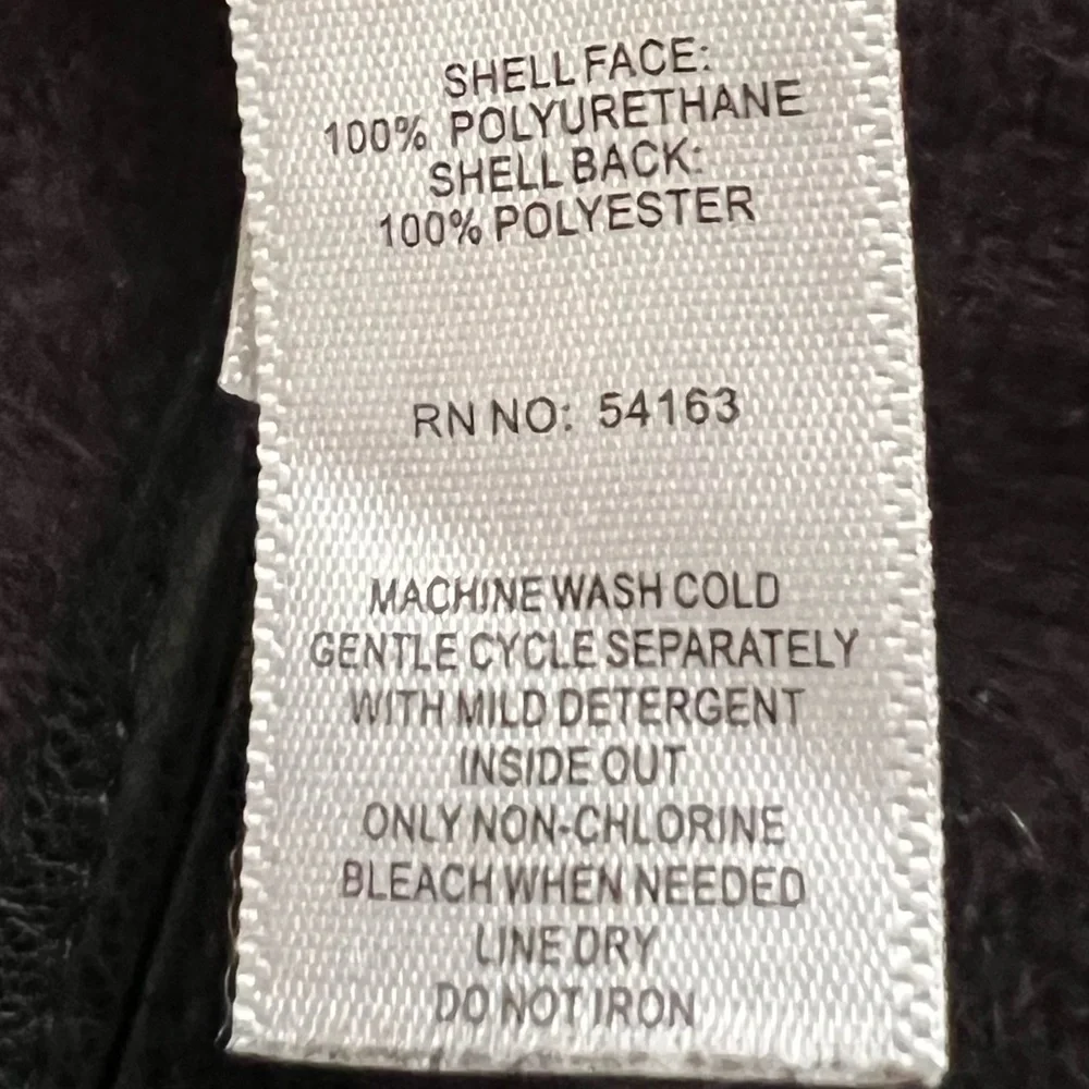 Marc New York Black Faux Leather Women's Jacket - Picture 4 of 13